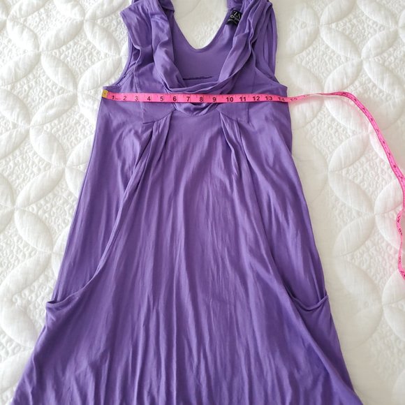 Zara Purple Cowl Neck Sundress - Picture 4 of 5